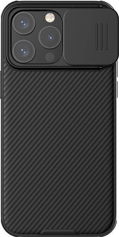 Mbulesë telefoni Nillkin CamShield Pro Magnetic, për iPhone 15 Pro, MagSafe, e zezë