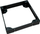 Bazament për kabinet Extralink Stand, 800x800 mm, metalik, i zi