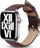 Rrip dore Crong Noble Band për Apple Watch 38/40/41mm, lëkurë natyrale, Espresso