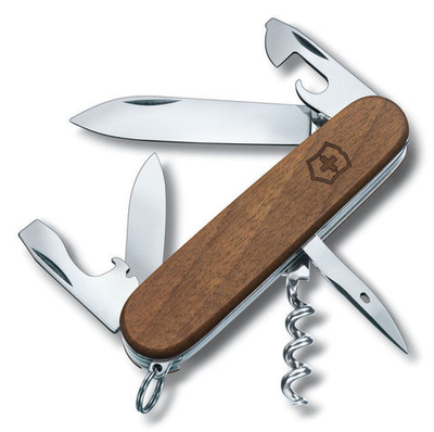 Thikë xhepi Victorinox Spartan Wood, 91mm, dru arre