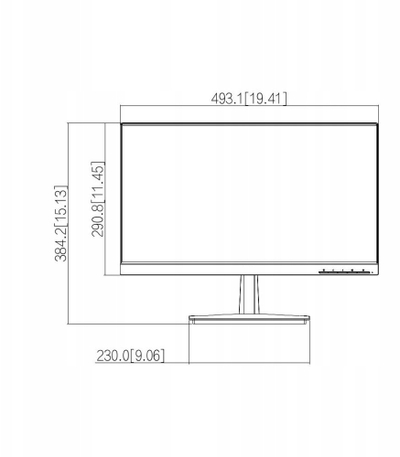 Monitor industrial BCS MLED22FHD, 22", Full HD, i zi