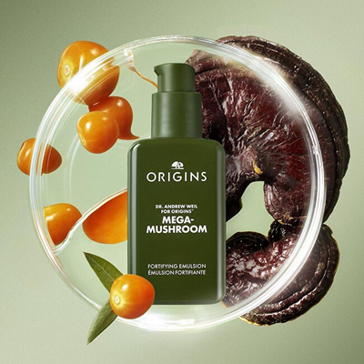 Emulsion për fytyrë Origins Mega-Mushroom Fortifying Emulsion, 100 ml