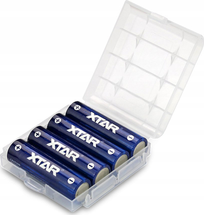 Bateri të rikarikueshme AA Xtar R6, 1.5V Li-ion, 2500mAh, set me 4 copë