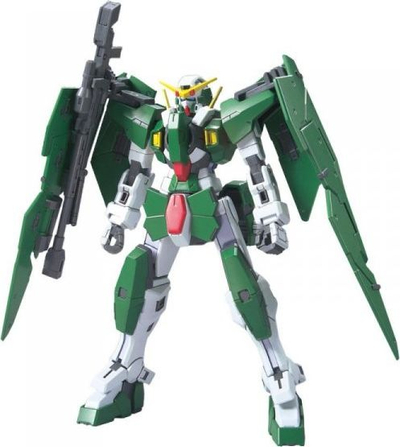 Model plastik Bandai Gundam 00 HG Gundam Dynames, shkallë 1/144, jeshil