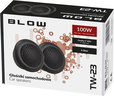 Автопарлани твитер за автомобил Блоу ТW-23, 100W, 4 оми, црни