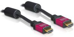 Kabllo Delock, HDMI - HDMI, 1.8 m, e kuqe / e zezë