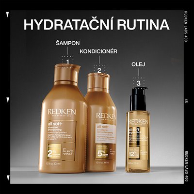 Vaj për flokë Redken All Soft Argan-6, 100 ml