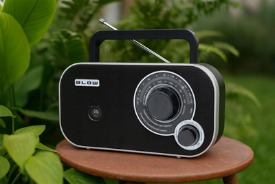 Radio portative Blow RA12, AM/FM, USB Bluetooth, bardh e zi