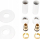 Set maskimi për radiator Vario Term Single Round Rosette 16xM22, për tuba PEX, i bardhë