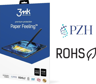 Mbrojtëse ekrani 3mk Paper Feeling për Microsoft Surface Pro 9, deri 15\", transparente