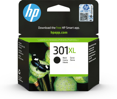 Katridzh boje HP 301XL CH563EE, 8ml, e zezë