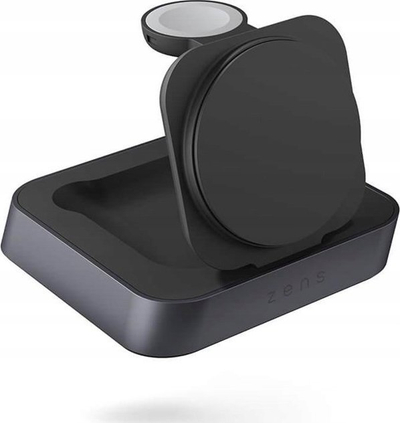 Безжичен полнач ZENS Pro 2 Qi2, магнетен, 15W, црн
