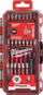 Set biti Milwaukee Shockwave Impact Duty, 38 copa, me kasetë plastike