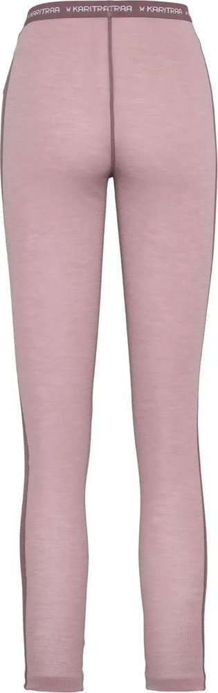 Leggins termo për gra Kari Traa Vilma, lesh merino, bel i lartë, rozë
