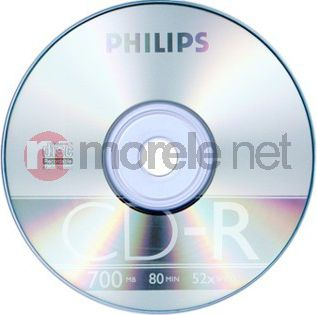 Диск ЦД Р Филипс CR7D5NB25/00, 700MB, 52x, 25 парчиња