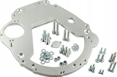 Pllakë adapteri gearbox PMC M50 M57N 8HP, për BMW M50 M52 M54 S50 S52 S54, për ZF 8HP 8HP70 8HP50 GS6 53DZ, argjendtë