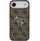 Mbulesë telefoni Guess Hardcase Big 4G Logo Classic, për iPhone 17 Air, plastike dhe lëkurë eko, kafe