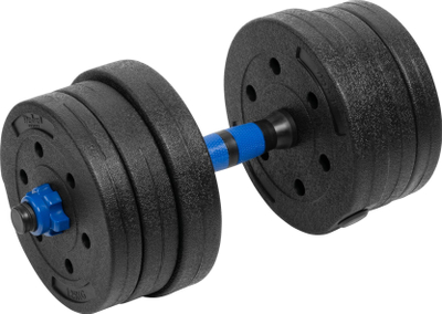 Сет тегови Rebel Active RB-2300, 2x10kg, битуменски, со поврзувач