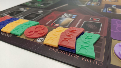 Lojë tavoline zgjerim Games Unplugged Dune Imperium Tags Toru Sojuszy, për Dune Imperium, strategjike, shumëngjyrëshe