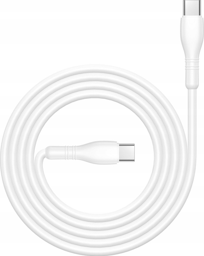 Kabllo karikues JELLICO B9 USB C në USB C, 66W PD, 1m, e bardhë