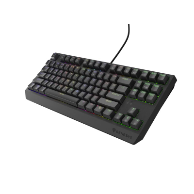 Tastierë mekanike Genesis Thor 230 TKL, Outemu Red, RGB, e zezë