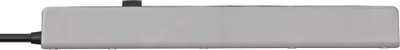 Shirit rryme Brennenstuhl Premium-Line, 5 dalje, USB PD 45W, 1.5m, bardh e zi