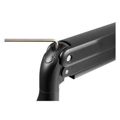 Mbajtëse dyshe monitorësh V7 DM1HDD, 32", 35", e zezë