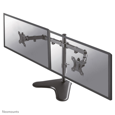 Mbajtëse për dy monitorë Neomounts FPMA-D550DDBLACK, 10-32", e zezë