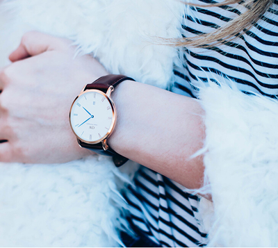 Orë dore Daniel Wellington DAPPER Bristol Gold H24-783