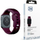 Rrip ore Apple 3mk Silicone Watch Strap, 38/40/41mm, silikon, mulberry