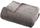 Ќебе Atmosphera Large Plain Flannel, 180x130cm, полиестер, сиво