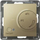 Termostat muri Ospel Impresja Gold, kontroll temperature, funksion anti-freeze, ngjyrë ari