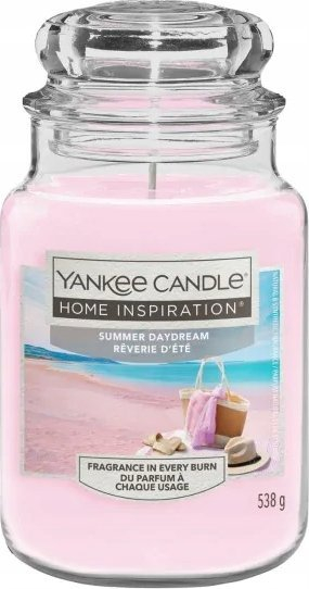Qiri aromatik Yankee Candle Home Inspiration Summer Daydream, 538g, kavanoz i madh, shumëngjyrësh
