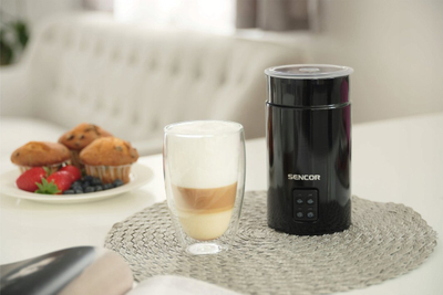 Rrahës qumështi Sencor SMF 2031BK, elektrik, ari i zi