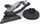 Brushe elektrike muri Menzer TSW 225 PRO, 225mm, me kokë rrethore dhe trekëndore, gri