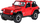 Makinë me pult Rastar Jeep Wrangler JL, shkallë 1:14, drita LED, portokalli