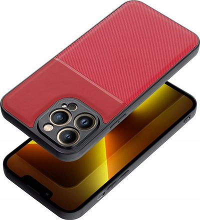 Maskë telefoni Noble për iPhone 14 Plus, mbrojtëse, magnetike, e kuqe