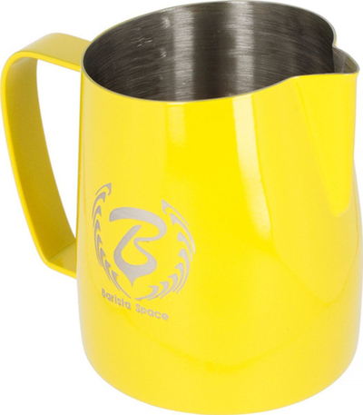 Kanjë qumështi Barista Space, teflon, 450ml, e verdhë
