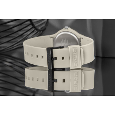 Orë dore Casio MQ24UC-8B, quartz, që s’e prish uji, e bardhë