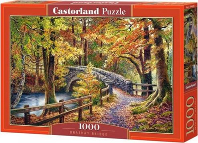 Puzzle Castorland Brathay Bridge, 1000 copa, peizazh me natyrë, shumëngjyrësh