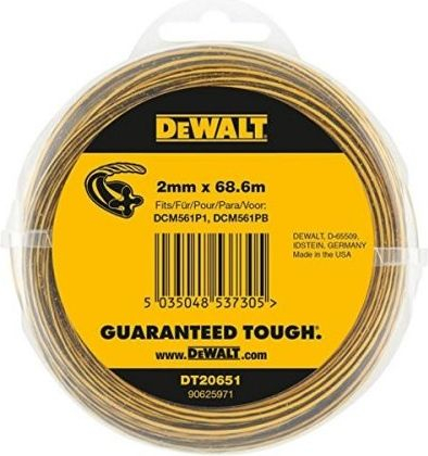 Fije zëvendësuese për krasitëse bari DeWalt DT20650, 2.0mm, 68.6m