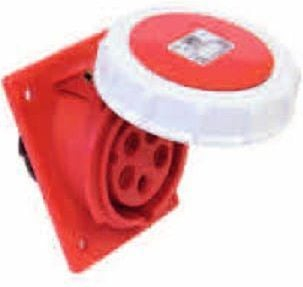 Prizë paneli industriale PCE 32A 4P, 400V, IP67, e kuqe