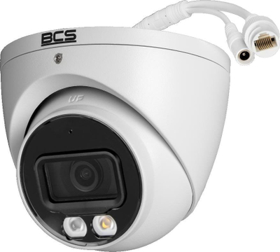 Kamerë dome IP BCS Line BCS-L-EIP14FCR3L3-Ai1, 4Mpx, IR 30m, e bardhë