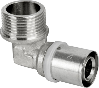 Bërsenë këndi Hydroland PX-RX.KOGZ.16X1/2, 16x1/2, bronzi i nikluar, për tuba PEX AL PEX