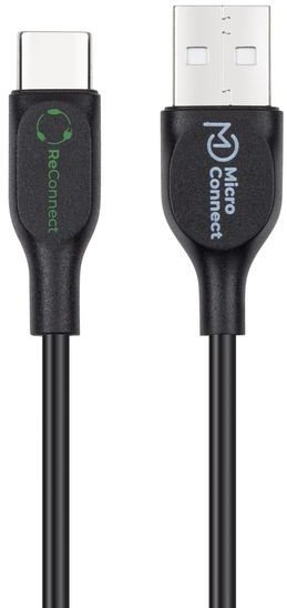 Kабел USB Microconnect ECO-USB3.1CCHAR05B, USB A во USB C, 0.5 m, црн