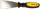 Shpatel Tajima Solid Core, 75mm, çelik inoks, i verdhë e zi