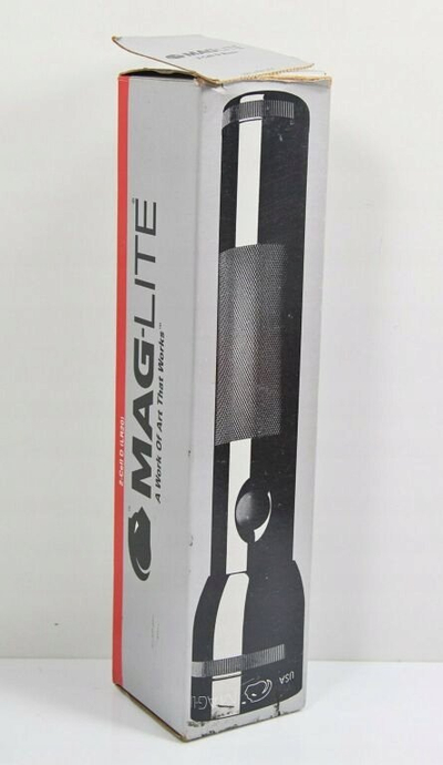 Dritë dore Maglite Standard 2 Cell D, alumini, që s’e ha sharra, e zezë