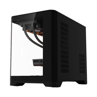 Kullof PC 1st Player UV6, cube tower, Micro ATX, e zezë