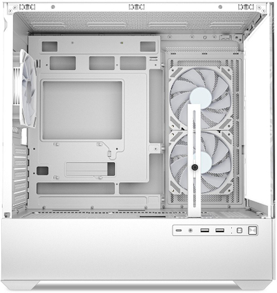 Kasa PC Sharkoon MK6 RGB, MIDI Tower, për gaming, e zezë