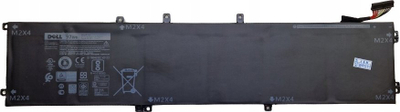 Bateri për laptop Dell 6C, 97WHR, Li-Ion, e zezë